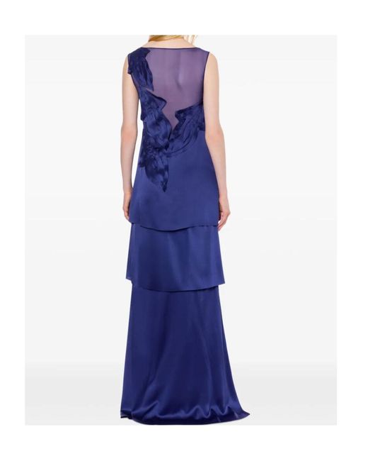 Alberta Ferretti Blue Dress