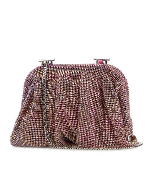 Benedetta Bruzziches Red Venus La Petite Embellished Tote Bag