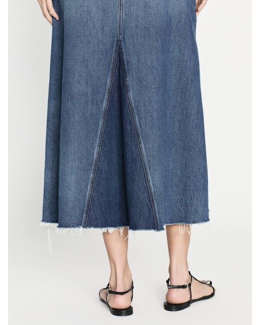 FRAME Blue The Dorothy Maxi Skirt