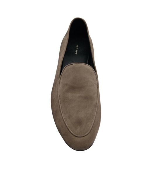 The Row Brown Awar Flat Loafers