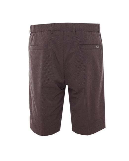 Herno Gray Pleat Detailed Shorts for men