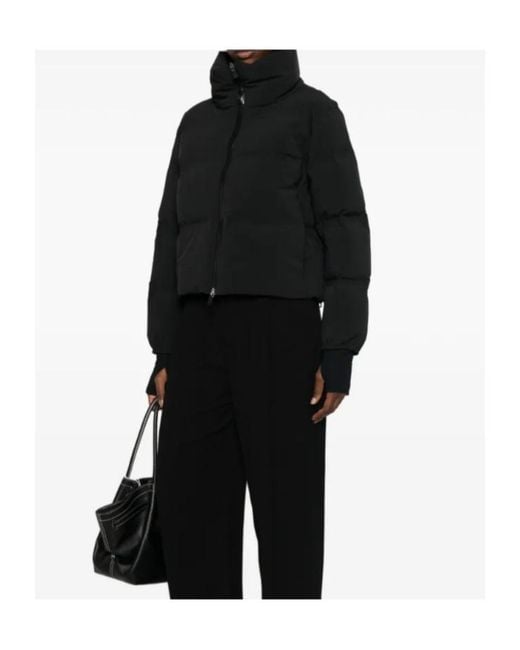 Herno Black Padded Hooded Jacket