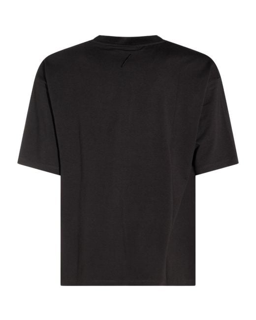 Thom Krom Black Oversized Crew Neck T-Shirt for men