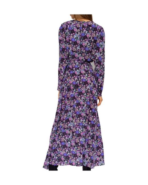 Isabel Marant Purple Floral Dress