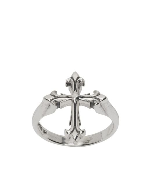 Emanuele Bicocchi White Fleury Cross Ring