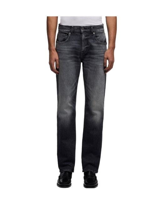 7 For All Mankind Blue The Straight 32' for men