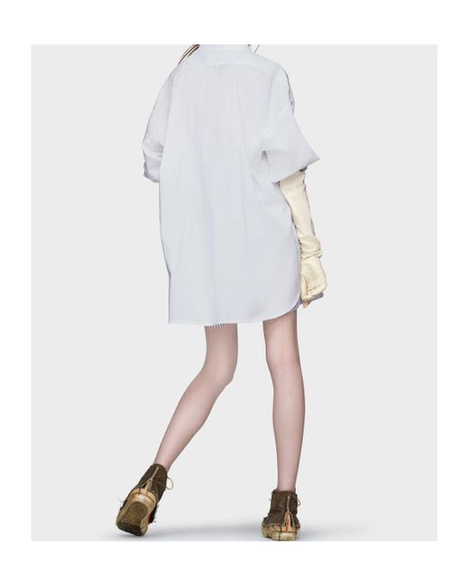 Maison Margiela White Long-Sleeved Jumpsuit