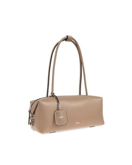 Max Mara Natural Holdallstring Zipped Shoulder Bag