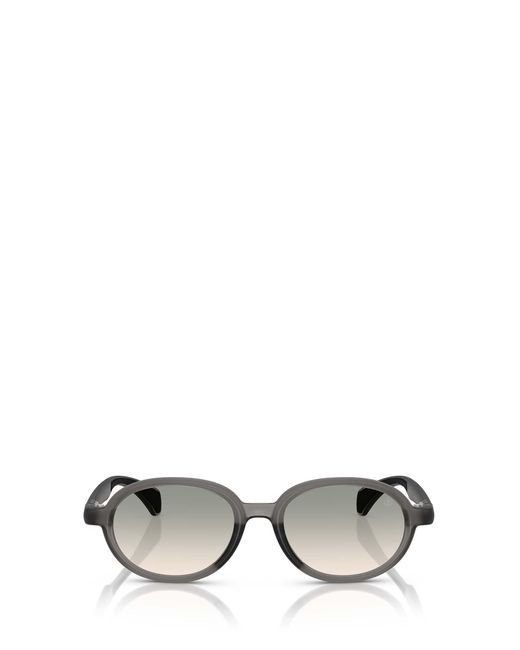 Moncler Metallic Round Frame Sunglasses for men
