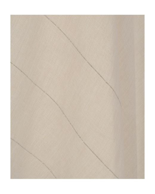 Peserico Natural Tassel Shawl