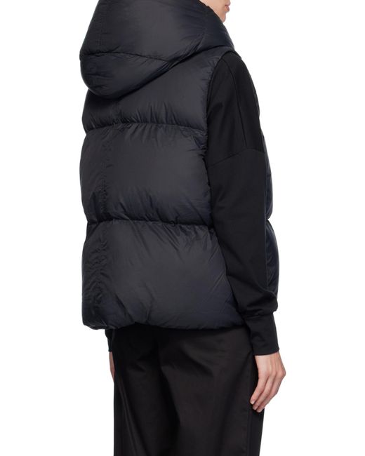 Canada Goose Black Rhoda Hooded Padded Gilet
