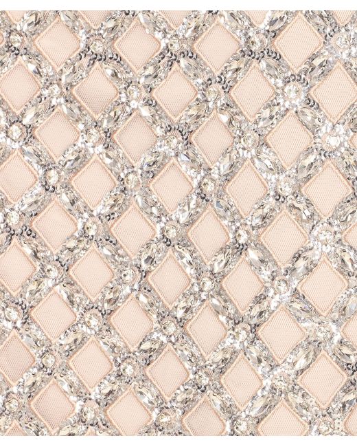 Liu Jo Natural Embellished Mini Skirt