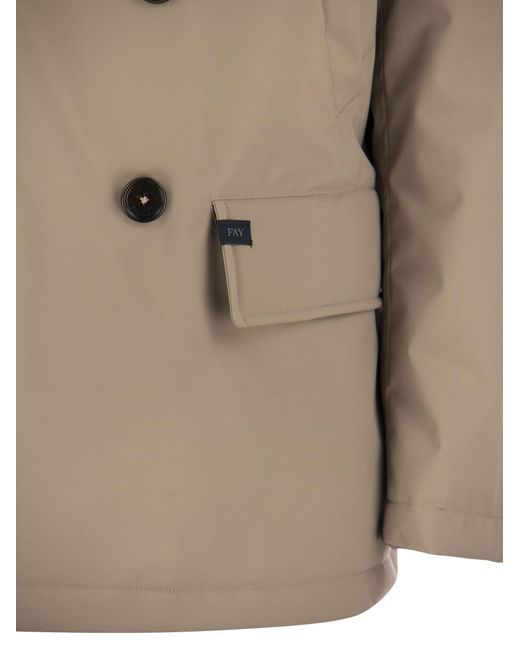 Fay Natural Long-Sleeved Casual Jacket for men