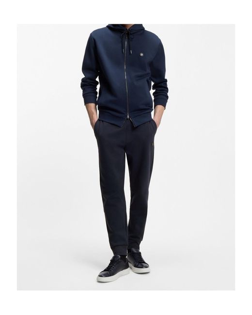 Boss Blue Drawstring Track Pants for men
