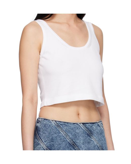 Alaïa Blue Crop Vest