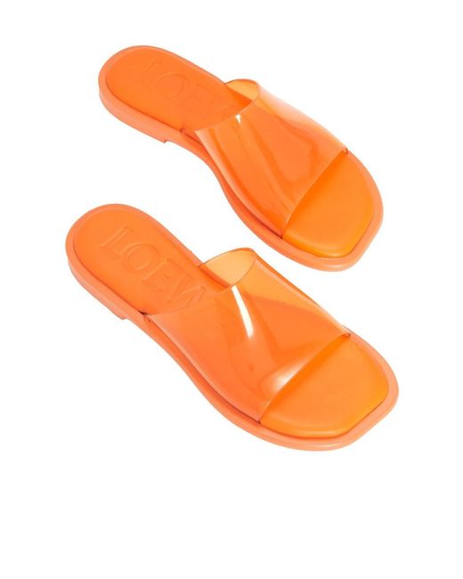 Loewe Orange Petal Slide