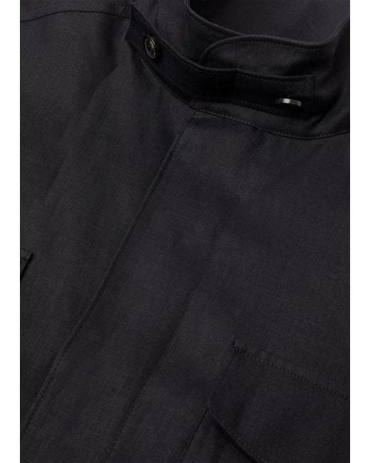 Loro Piana Black Traveller Field Jacket for men