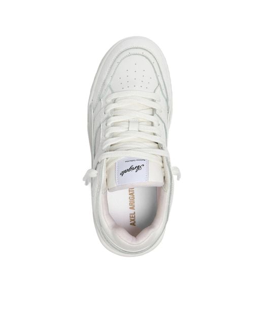 Axel Arigato White Area Lo Leather Sneakers for men