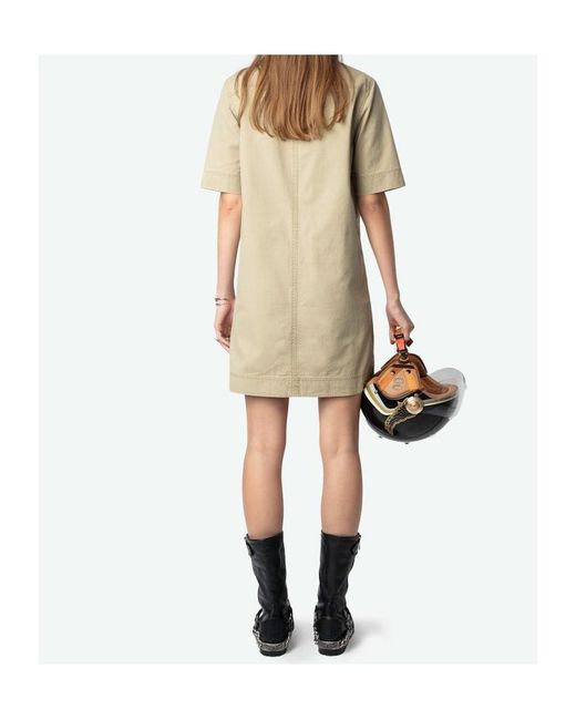 Zadig & Voltaire Natural Record Shirt Dress