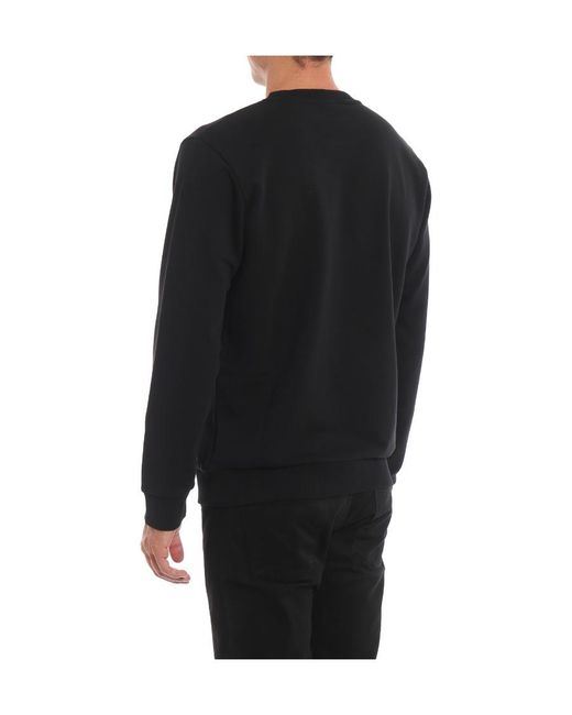 Marcelo Burlon Black Wing Pattern Patch Sweater for men