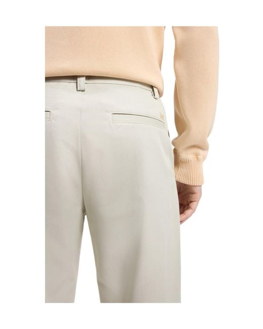 Boss Gray Solid Color Casual Long Pants for men