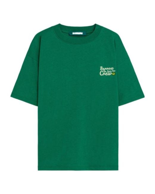 Barrow Green Logo Printed Jersey T-Shirt for men