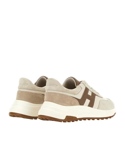 Hogan White Hyperlight H Patch Sneakers for men