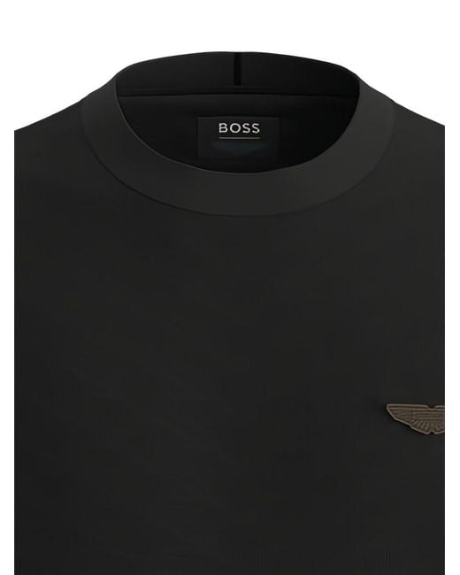 Boss Black Logo-Patch T-Shirt for men