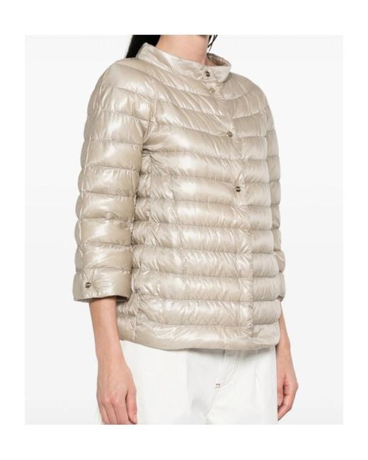 Herno Natural Quilted Cotton Clothing