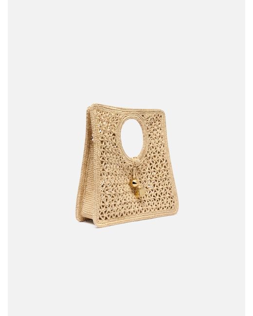 Jacquemus Metallic Small Square Tote