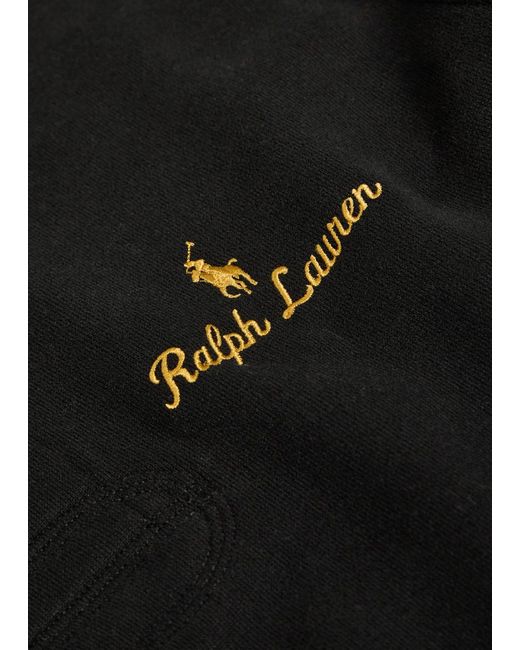 Polo Ralph Lauren Black Cotton Blend Polo Shirt Embroidered With Brand Logo for men