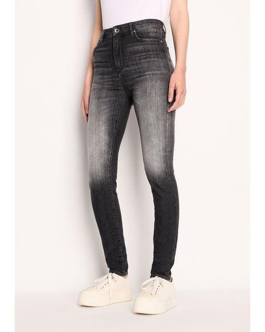 ARMANI EXCHANGE Gray Multi-Pocket Jeans