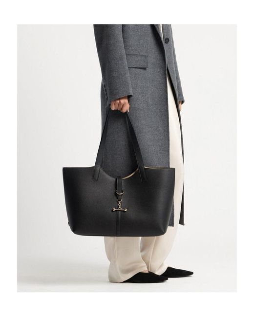 Strathberry Black Kite Tote
