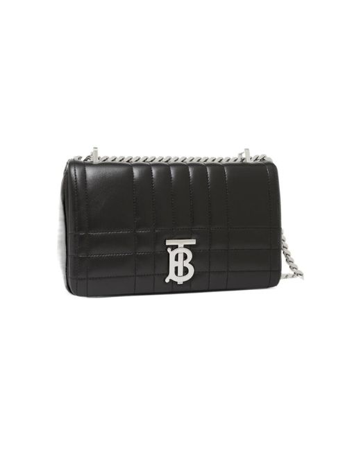 Burberry Black Quilted Small Lola Shoulder Bag