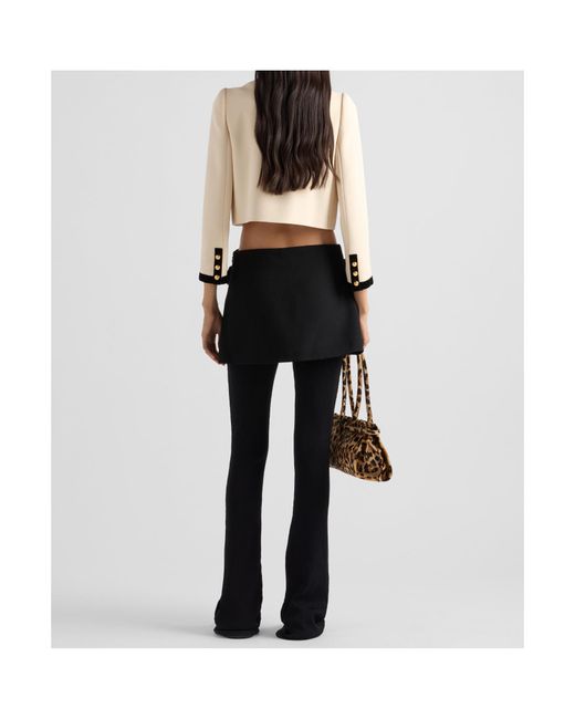Prada Natural Single-Breasted Jacket