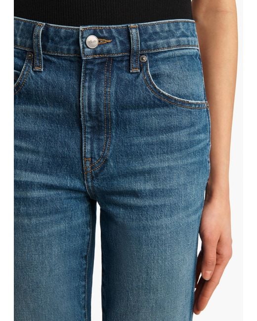Khaite Blue Viv Slim-Leg Jeans