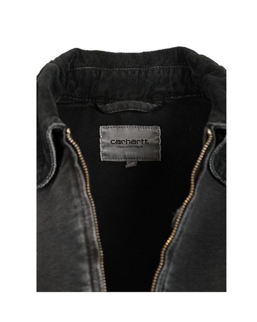 Carhartt Black Long-Sleeved Casual Jacket