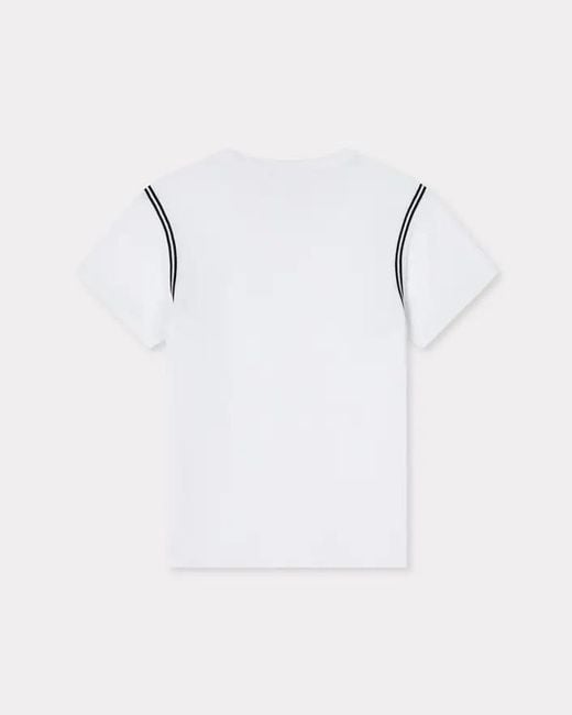 KENZO White Boke Flower 2.0 Embroidered T-Shirt