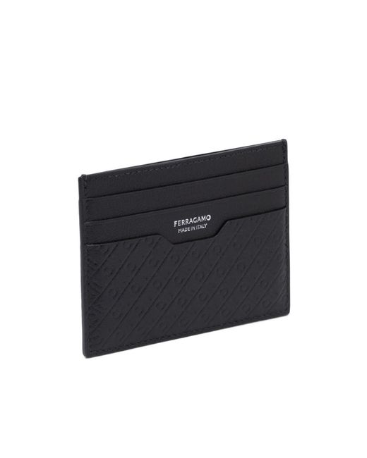 Ferragamo Black Square Clip for men