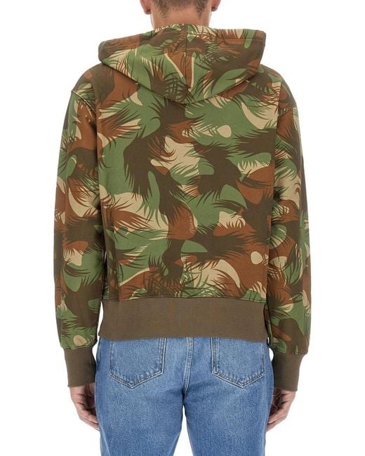 Moschino Blue Long-Sleeved Sweater for men