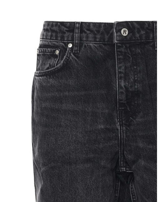 Represent Blue Whiskering Effect Denim Jeans for men