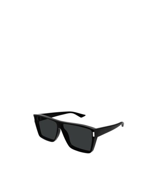 Saint Laurent Black Eyewear Square-Frame Sunglasses for men