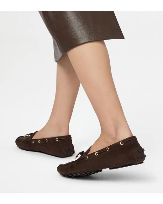 Tod's Brown Gommino Loafers