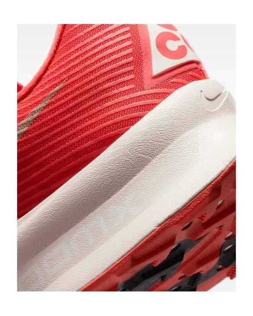 Nike Red Acg Ultrafly Trail Racing Shoes for men