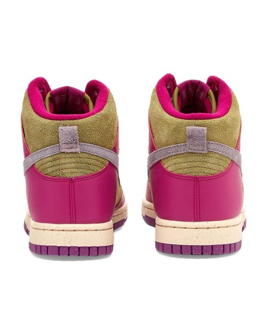 Nike Pink Dunk High 'Dynamic Berry' Sneakers