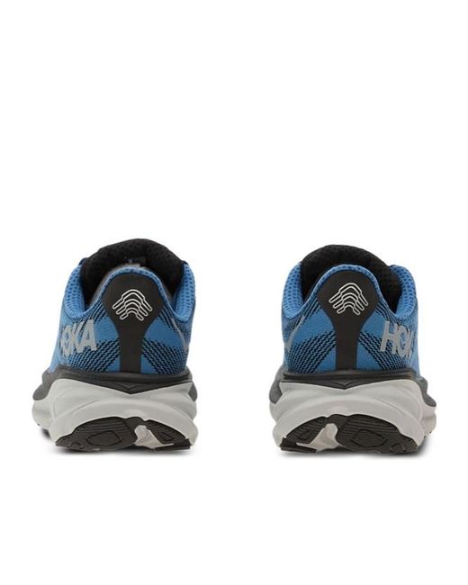 Hoka One One Blue Clifton 9 Gtx Lace-Up Sneakers for men