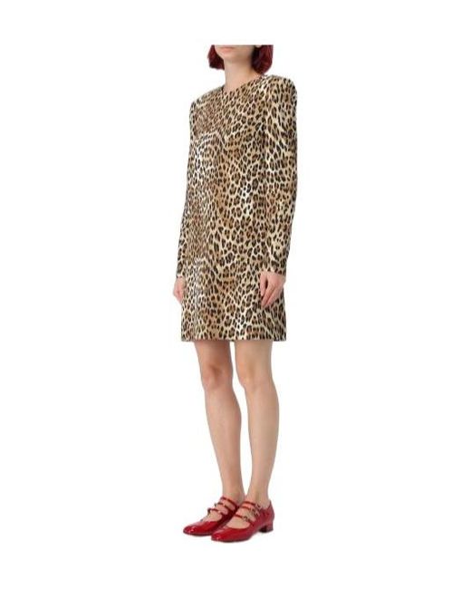Moschino Natural Print Dress