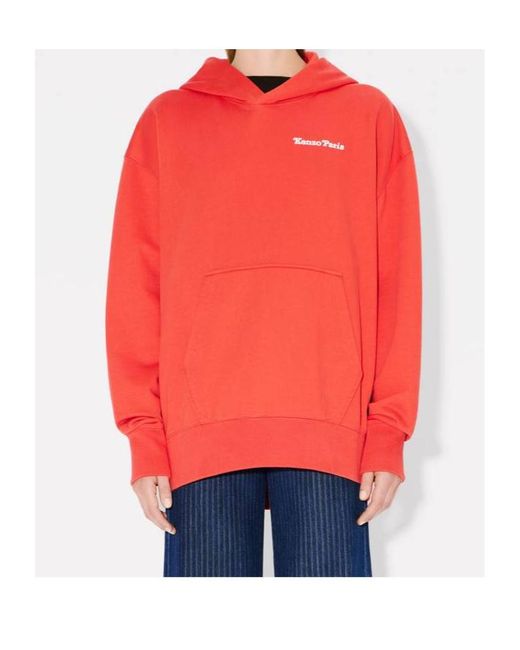 KENZO Red Verdy Market' Genderless Oversized Hoodie for men