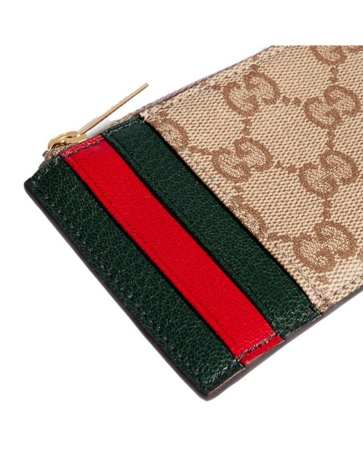 Gucci White Card Case With Slots