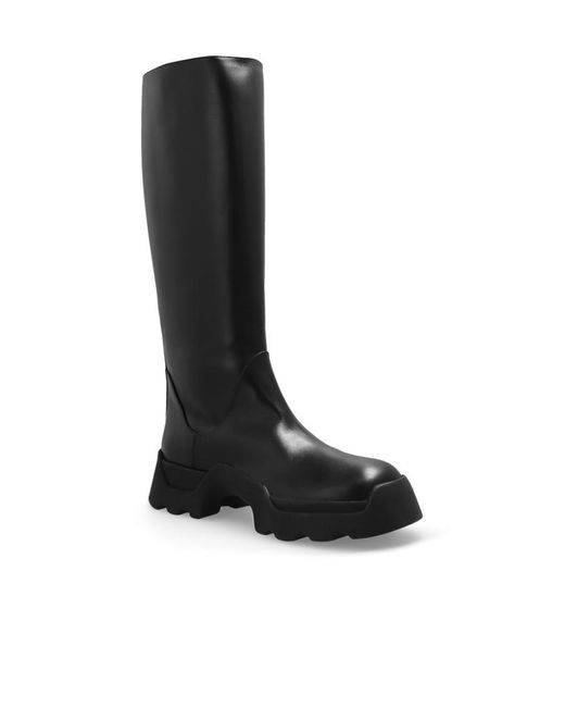 Proenza Schouler Black Stomp Boots